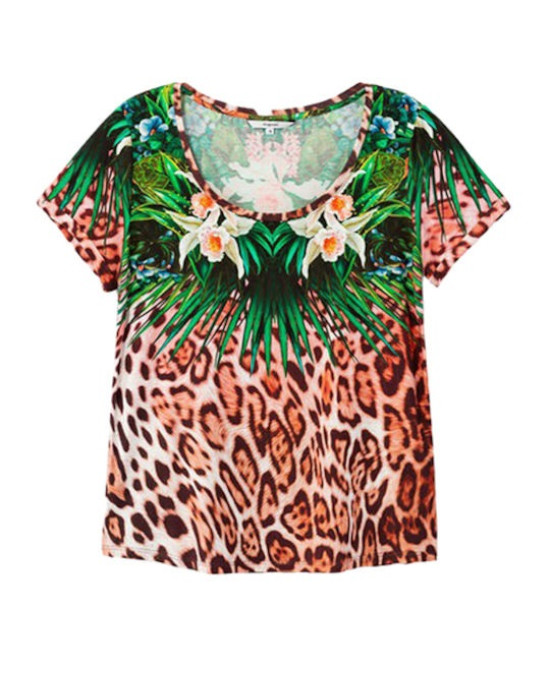 Desigual Jungle Póló