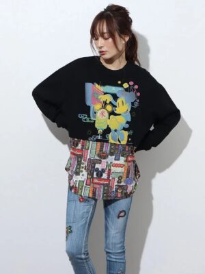 Desigual Mickey Chinatown Pulóver
